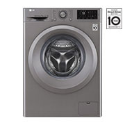 LG Lave-linge à chargement frontal (lavage uniquement), Capacité de charge : 7 kg, Argent, Moteur Inverter Direct Drive, 6 Mouvements associés DD, Diagnostic intelligent, F4J5QNP7S, thumbnail 1