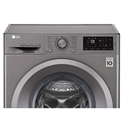LG Lave-linge à chargement frontal (lavage uniquement), Capacité de charge : 7 kg, Argent, Moteur Inverter Direct Drive, 6 Mouvements associés DD, Diagnostic intelligent, F4J5QNP7S, thumbnail 4