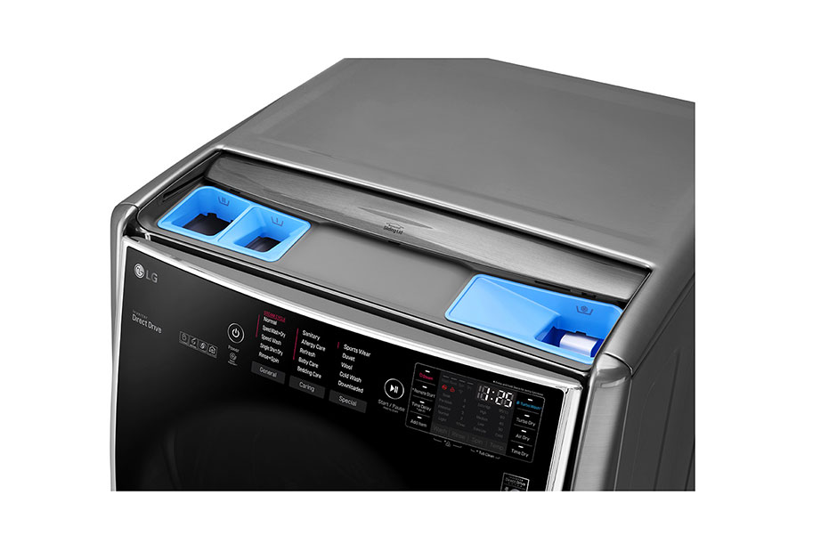 LG TWINWash™ Lavante-séchante 21/12 KG | Mini Lave-linge 3.5KG | TrueSteam™ | TurboWash™ | A+++(-40%) | Wi-Fi | Smart Diagnosis™ | Moteur Direct Drive™ garanti 10 ans, FH0C9CDHK72, thumbnail 13