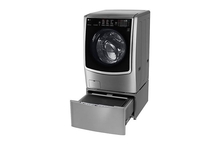 LG TWINWash™ Lavante-séchante 21/12 KG | Mini Lave-linge 3.5KG | TrueSteam™ | TurboWash™ | A+++(-40%) | Wi-Fi | Smart Diagnosis™ | Moteur Direct Drive™ garanti 10 ans, FH0C9CDHK72, thumbnail 7