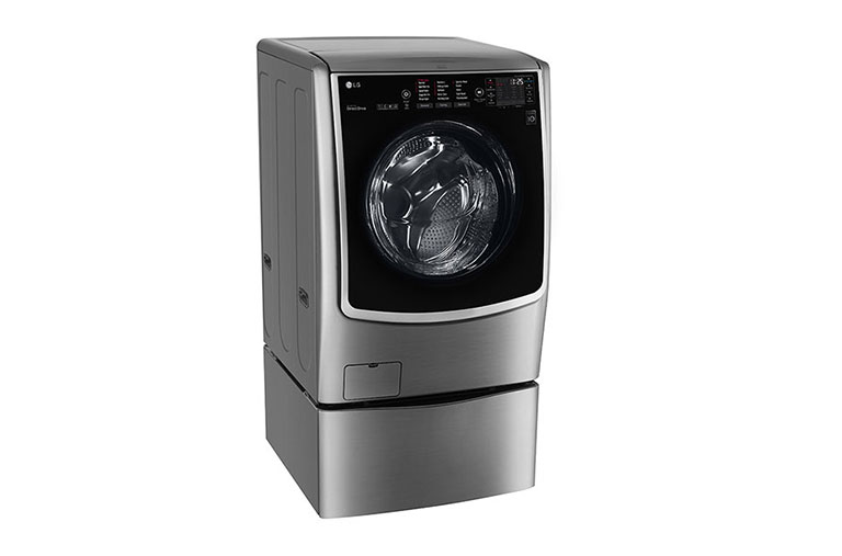 LG TWINWash™ Lavante-séchante 21/12 KG | Mini Lave-linge 3.5KG | TrueSteam™ | TurboWash™ | A+++(-40%) | Wi-Fi | Smart Diagnosis™ | Moteur Direct Drive™ garanti 10 ans, FH0C9CDHK72, thumbnail 9
