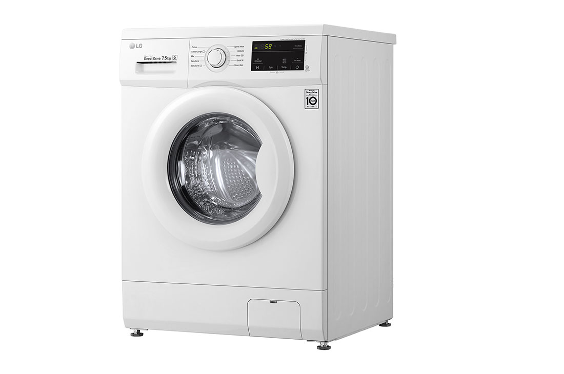 LG Lave-linge à chargement frontal (lavage uniquement) d’une capacité de 7 kg, Blanc, Moteur Inverter Direct Drive, 6 Mouvements associés DD, Diagnostic intelligent, FH2J3QDNP0, thumbnail 11