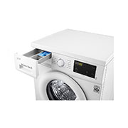 LG Lave-linge à chargement frontal (lavage uniquement) d’une capacité de 7 kg, Blanc, Moteur Inverter Direct Drive, 6 Mouvements associés DD, Diagnostic intelligent, FH2J3QDNP0, thumbnail 5