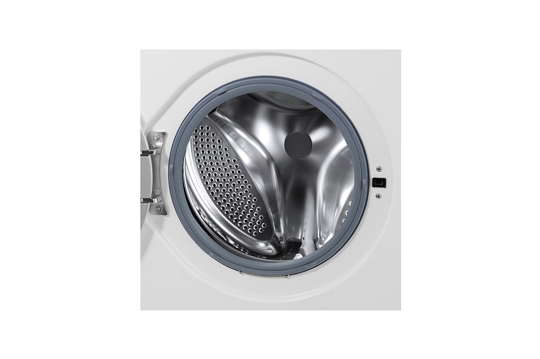 LG Lave-linge à chargement frontal (lavage uniquement) d’une capacité de 6 kg, Blanc, Moteur Inverter Direct Drive, 6 Mouvements associés DD, Diagnostic intelligent, FH2J3WDNP0, thumbnail 3