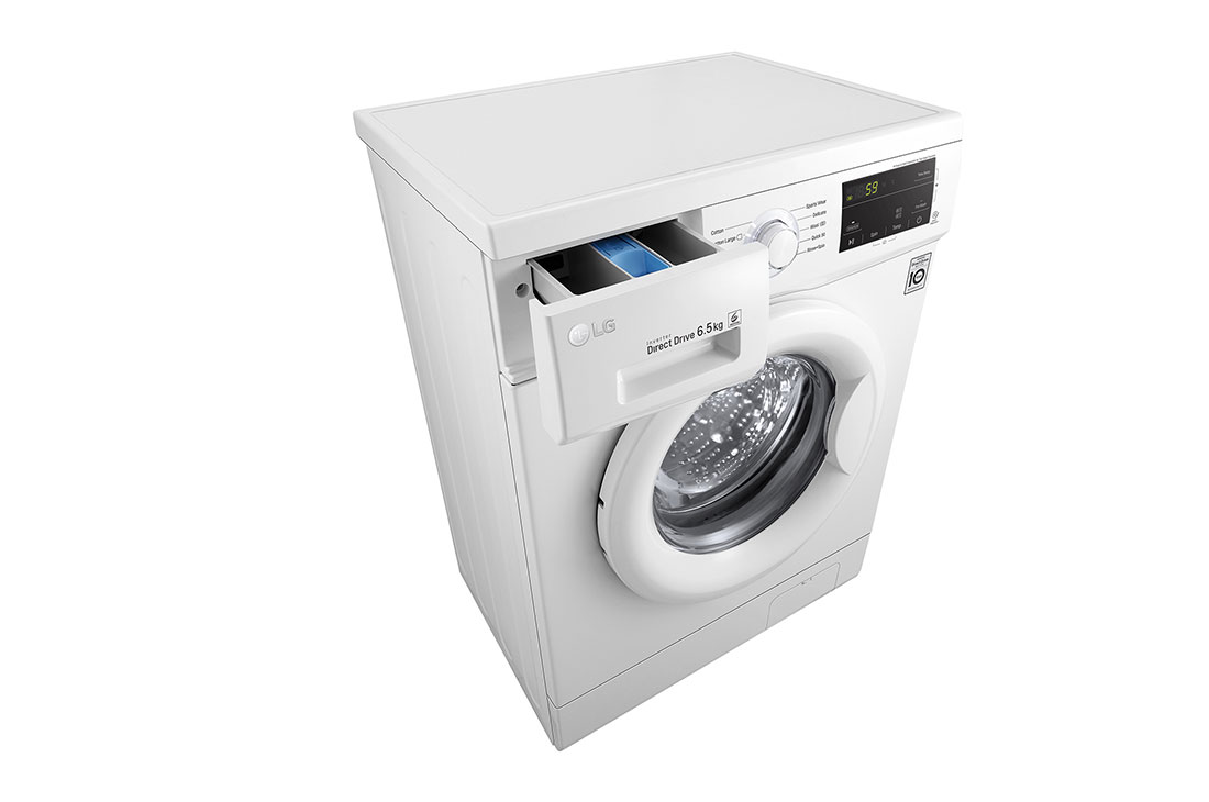 LG Lave-linge à chargement frontal (lavage uniquement) d’une capacité de 6 kg, Blanc, Moteur Inverter Direct Drive, 6 Mouvements associés DD, Diagnostic intelligent, FH2J3WDNP0, thumbnail 7