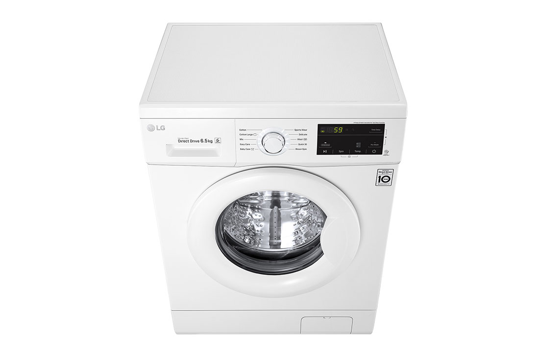 LG Lave-linge à chargement frontal (lavage uniquement) d’une capacité de 6 kg, Blanc, Moteur Inverter Direct Drive, 6 Mouvements associés DD, Diagnostic intelligent, FH2J3WDNP0, thumbnail 8