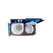 LG Lave-linge combiné de 10 Kg avec distributeur rotatif, 3 programmes de lavage, filtre à peluche, P1461RWPL Dessus ouvert, P1461RWPL, thumbnail 9