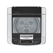 LG Lave-linge à chargement par le haut de 13 kg, Middle Free Silver, moteur Smart Inverter, TurboDrum+Smart Motion, Smart Diagnosis, T1369NEHTF, T1369NEHTF, thumbnail 3