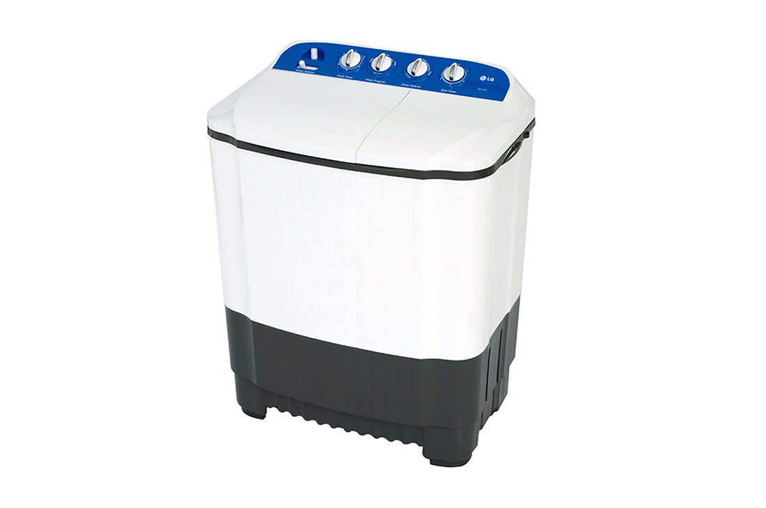 LG Lave-linge combiné d'une capacité de charge de 6 kg, blanc, doté d'un  distributeur rotatif, de la fonction Wind Jet et de 3 programmes de lavage