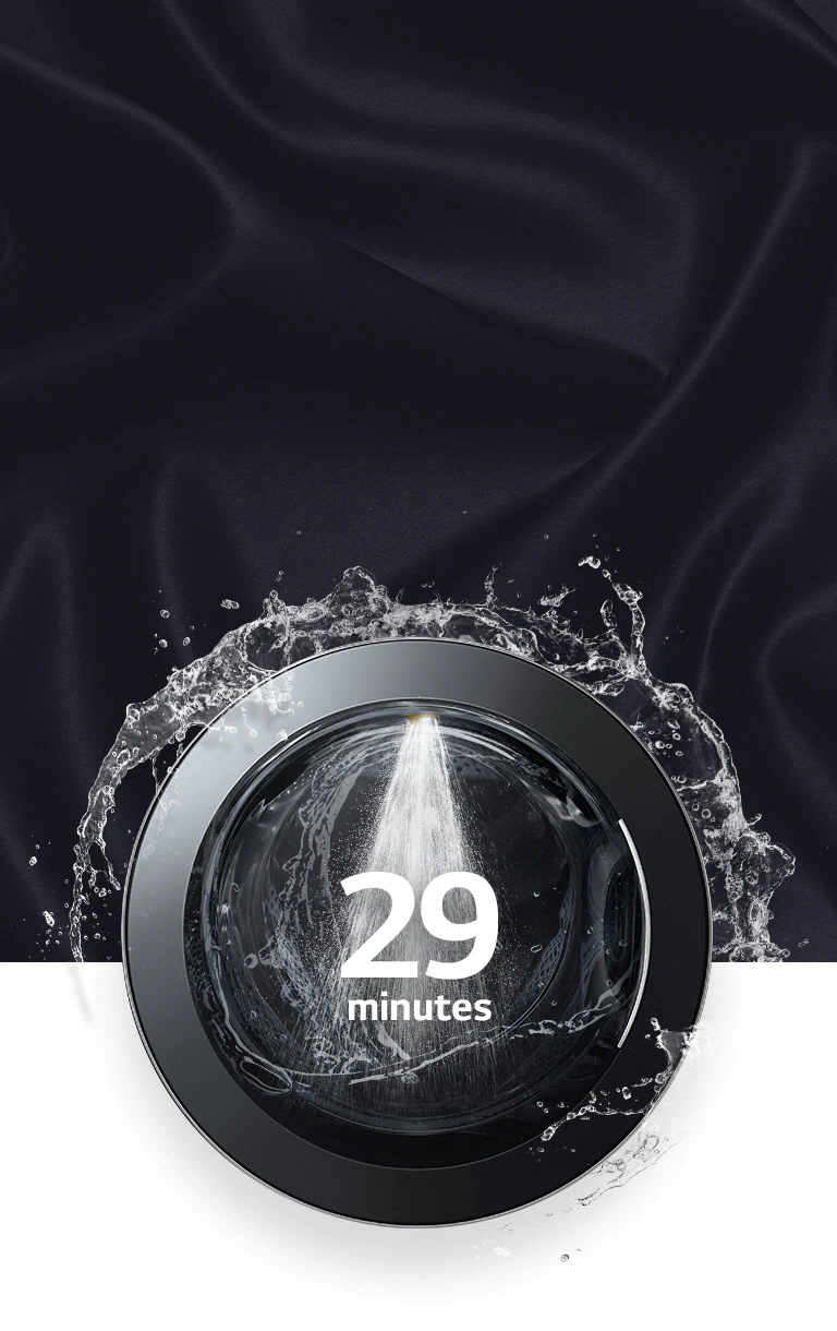 Lavage rapide et efficace en 29 minutes !