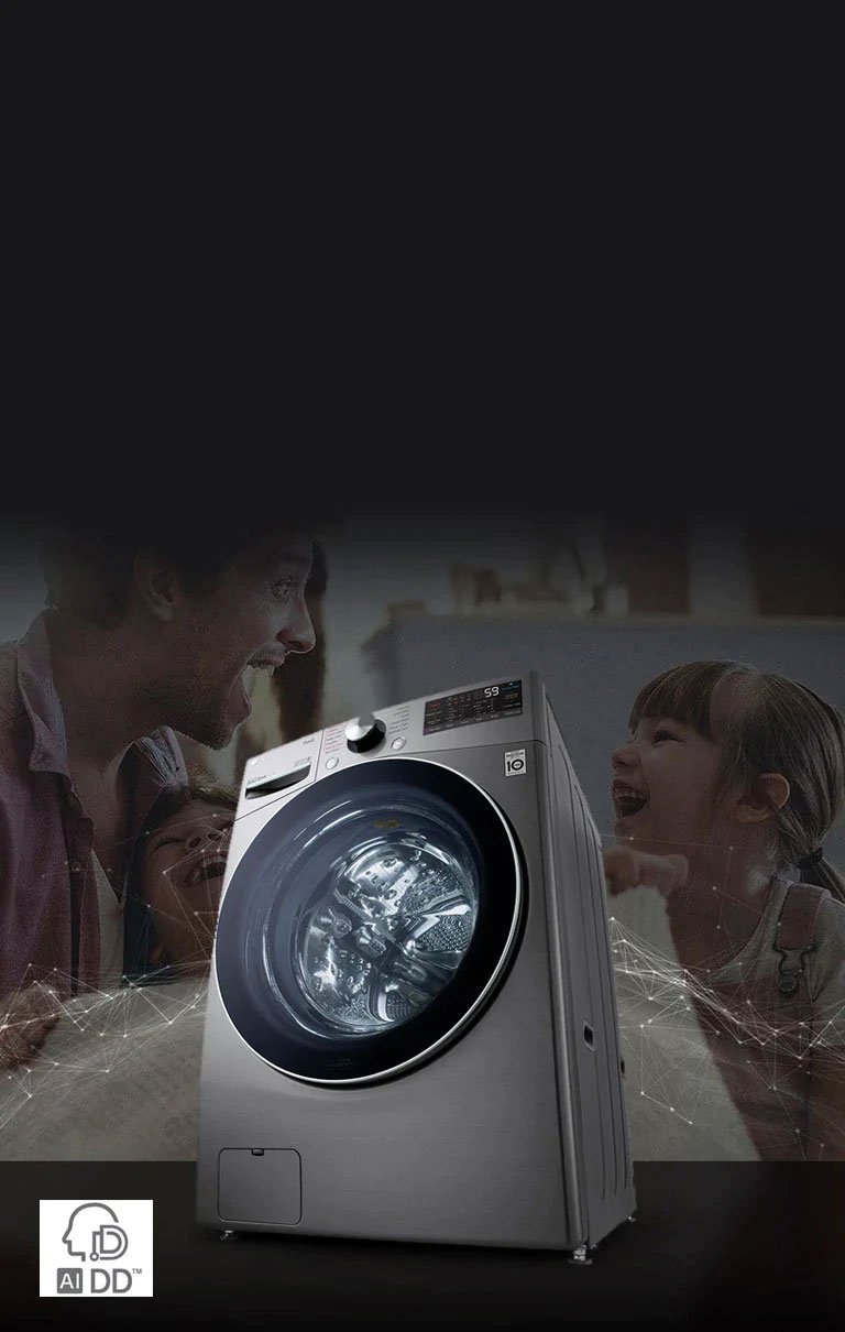 Lave Linge Et Seche Linge En Meme Temps LG Lave-linge et Sèche-linge | 15 / 8 Kg| Capacité plus grande | AI DD | Steam | ThinQ | LG West Africa