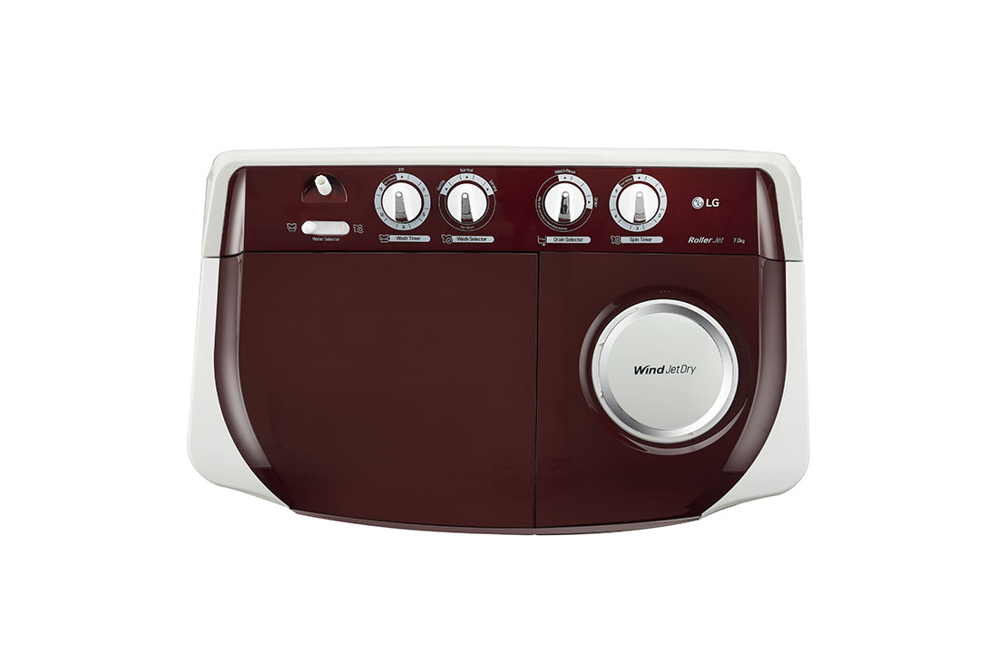 LG 8 kg, Corps en plastique, Pulsateur à jet de rouleaux, Scubber Collor, Trempage, Bleu foncé, WP-850RD, WP-850RD, thumbnail 7