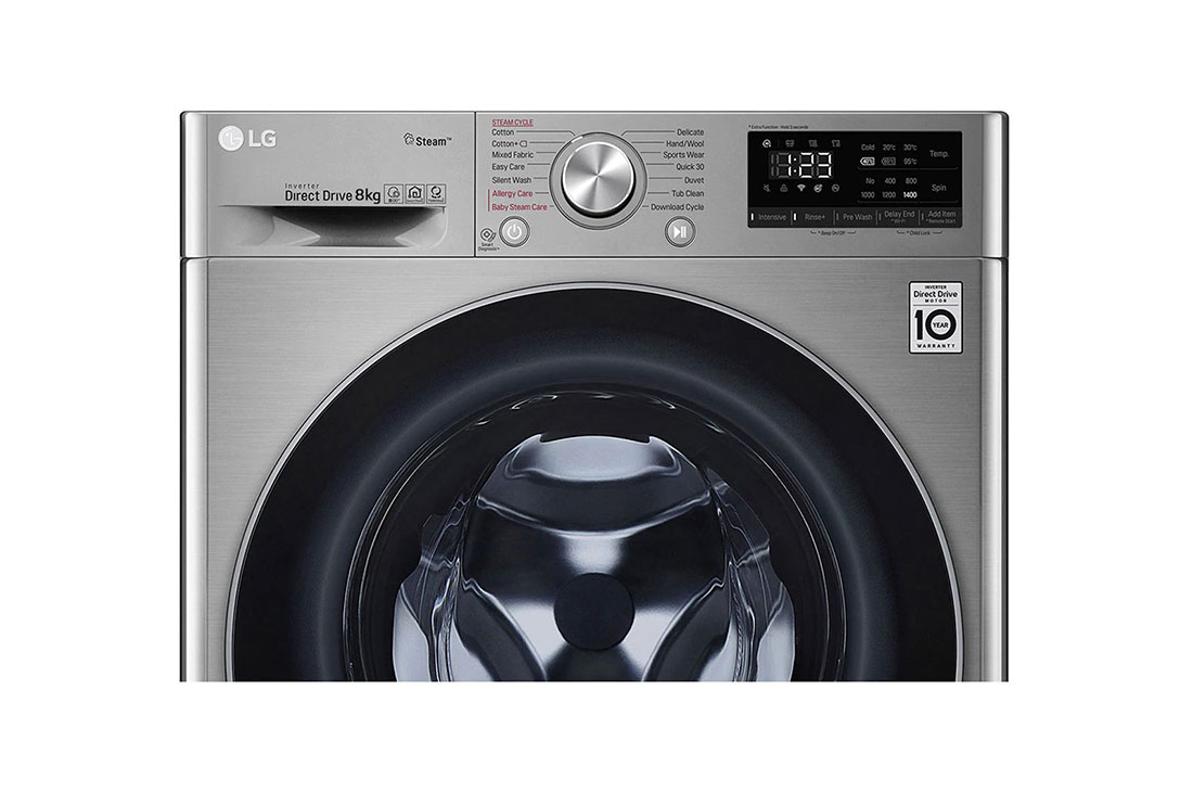 LG Lave-linge 8KG | 6 Motion Direct Drive™ | Moteur Direct Drive™ garantie 10 ans | AIDD™ | technologie Steam™, F2V5PGP2T, F2V5PGP2T, thumbnail 4