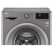 LG Lave-linge à chargement frontal (lavage uniquement), Capacité de charge : 8 kg, Argent, Moteur Inverter Direct Drive, 6 Mouvements associés DD, Diagnostic intelligent, F2J5TNP7S, thumbnail 4