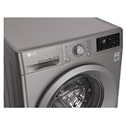 LG Lave-linge à chargement frontal (lavage uniquement), Capacité de charge : 8 kg, Argent, Moteur Inverter Direct Drive, 6 Mouvements associés DD, Diagnostic intelligent, F2J5TNP7S, thumbnail 7