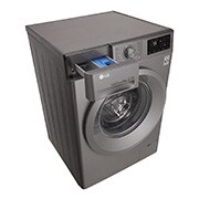 LG Lave-linge à chargement frontal (lavage uniquement), Capacité de charge : 8 kg, Argent, Moteur Inverter Direct Drive, 6 Mouvements associés DD, Diagnostic intelligent, F2J5TNP7S, thumbnail 9