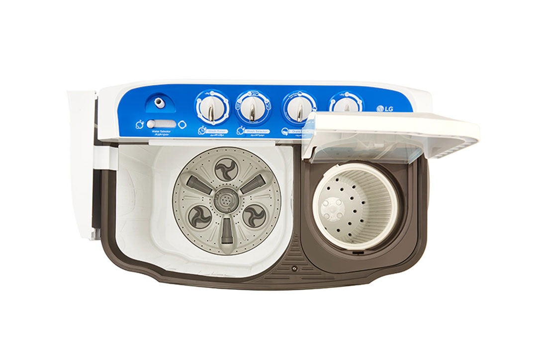 LG 6 kg, Corps en plastique, Pulsateur à jet de rouleaux, Scubber Collor, Trempage, Bleu foncé, WP-710RD, WP-710RD, thumbnail 9