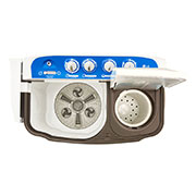 LG 6 kg, Corps en plastique, Pulsateur à jet de rouleaux, Scubber Collor, Trempage, Bleu foncé, WP-710RD, WP-710RD, thumbnail 9