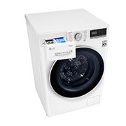 LG 10.5 / 7 kg Lave-linge à chargement frontal, F4V5RGP0W - Right Top Perspective Open, F4V5RGP0W, thumbnail 9