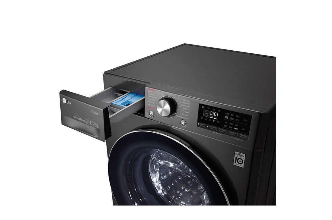 LG Lave-linge LG Vivace, 10 Kg, plus grande capacité , AI DD™, Steam+™, ThinQ™, F4V3RYP6JE, F4V3RYP6JE, thumbnail 7