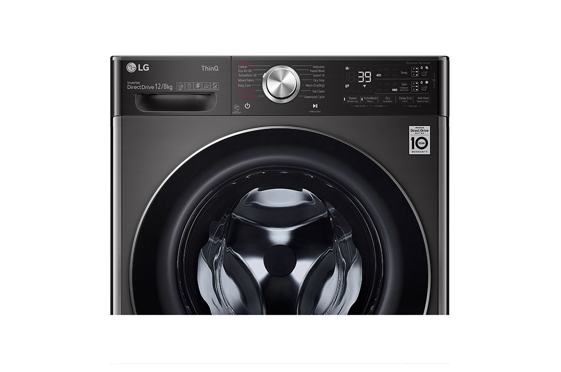 LG 12/8KG AI DD Lave-linge à chargement frontal | Plus grande capacité, Front Panel Detail, F4V9BCP2EE, thumbnail 4