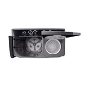 LG Machine à laver LG à double cuve, 7 kg, Wind Jet Dry, jet de rouleaux, 3 programmes de lavage, noir, vue de dessus porte ouverte, P861RONT, thumbnail 8