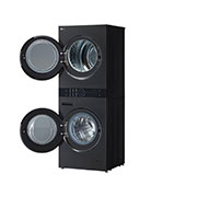LG 13/10 kg LG WashTower™ avec technologie Centre Control™, acier noir, right open door view, WT1310RH, thumbnail 3