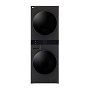 LG 13/10 kg LG WashTower™ avec technologie Centre Control™, acier noir, front view, WT1310RH, thumbnail 6