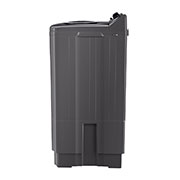 LG Machine à laver LG à double cuve, 14 kg, Wind Jet Dry, jet de rouleaux, 3 programmes de lavage, noir, side view , P1861RWNT, thumbnail 12