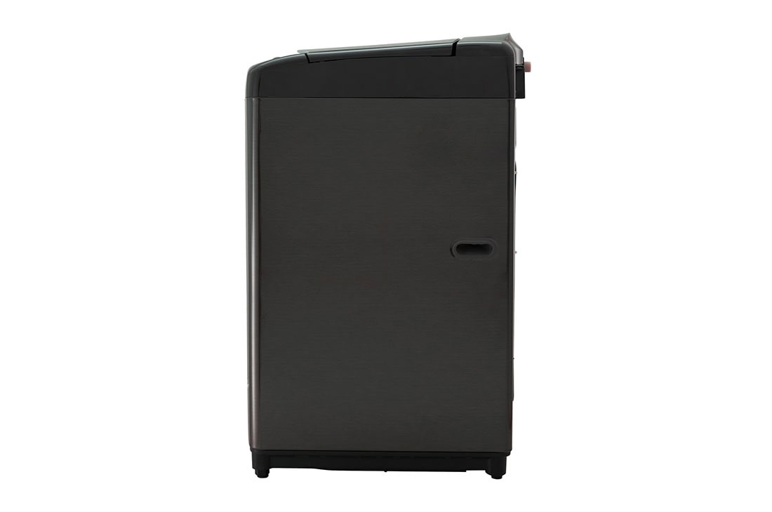 LG Machine à laver à chargement par le haut, 19&nbsp;kg, couleur noir platine, AIDD, vapeur, nettoyage de cuve (Tub Clean) automatique, cuve entièrement en acier inoxydable, Back view , T19H3SDHT2, thumbnail 13