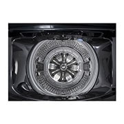 LG Machine à laver à chargement par le haut, 19&nbsp;kg, couleur noir platine, AIDD, vapeur, nettoyage de cuve (Tub Clean) automatique, cuve entièrement en acier inoxydable, drum, T19H3SDHT2, thumbnail 2