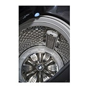 LG Machine à laver à chargement par le haut, 19&nbsp;kg, couleur noir platine, AIDD, vapeur, nettoyage de cuve (Tub Clean) automatique, cuve entièrement en acier inoxydable, drum, T19H3SDHT2, thumbnail 3