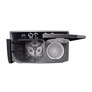 LG Machine à laver à chargement par le haut semi-automatique LG de 18 kg, Pulsateur à jet de rouleaux + Trempage, noir moyen, drum detail, P1861RWN9T, thumbnail 4