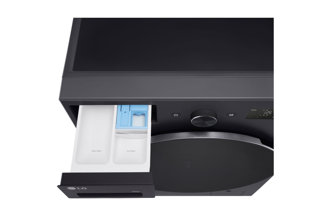 LG Lave-linge et sèche-linge combinés 20/10&nbsp;kg, Moteur Direct Drive, Smart Diagnosis, couleur Essence Graphite, Lave-linge et sèche-linge LG combinés 20/10&nbsp;kg, Moteur Direct Drive, Smart Diagnosis, couleur Essence Graphite, Detail2, F0Z8DRP24, F0Z8DRP24, thumbnail 7
