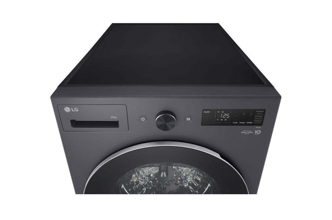 LG Lave-linge et sèche-linge combinés 20/10&nbsp;kg, Moteur Direct Drive, Smart Diagnosis, couleur Essence Graphite, Lave-linge et sèche-linge LG combinés 20/10&nbsp;kg, Moteur Direct Drive, Smart Diagnosis, couleur Essence Graphite, Detail2, F0Z8DRP24, F0Z8DRP24, thumbnail 8