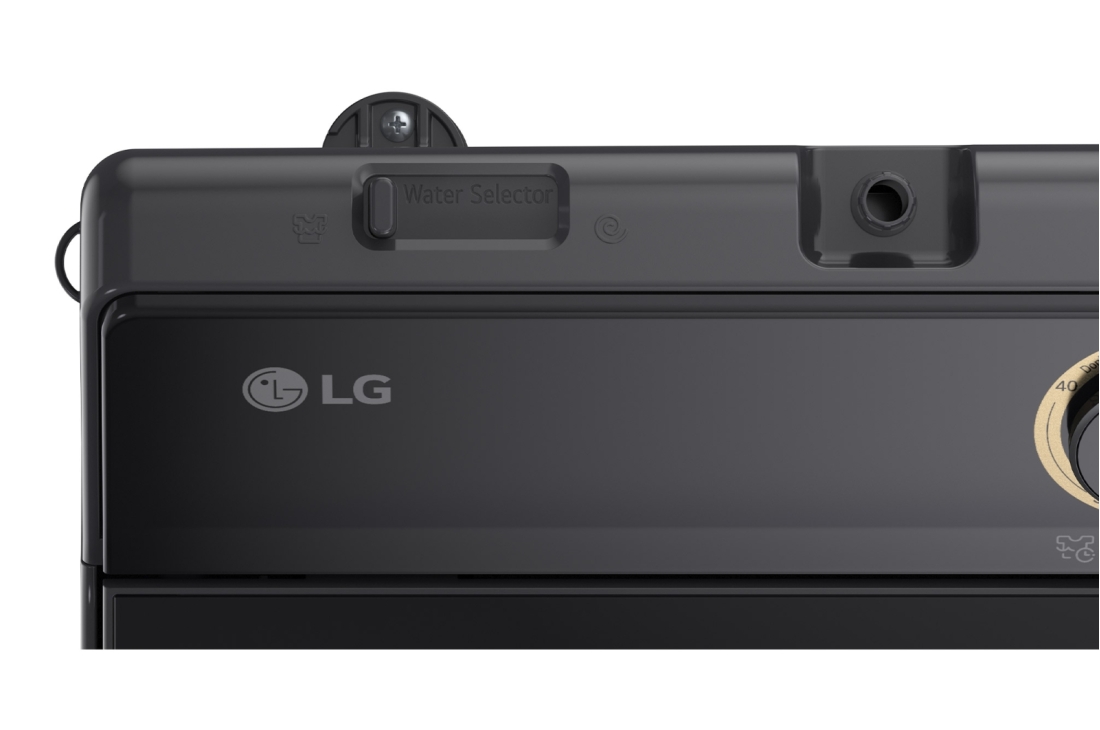 LG Une machine à laver double cuve de 8KG et une de 11KG , Une machine à laver double cuve placée dans une buanderie lumineuse, avec une taille compacte et un design plat qui se fond dans les intérieurs modernes., P800R3AGNC, thumbnail 9
