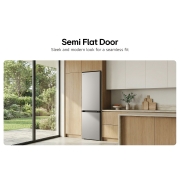 LG Réfrigérateur congélateur inférieur 221L Prime Argent, Réfrigérateur congélateur inférieur LG m226mpybam en Prime Silver qui s’intègre parfaitement dans une cuisine moderne., GCFB276PQCF, thumbnail 4