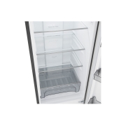 LG Réfrigérateur congélateur inférieur 221L Prime Argent, Réfrigérateur congélateur inférieur LG m226mpybam avec clayettes en verre transparent et grand bac à légumes., GCFB276PQCF, thumbnail 11