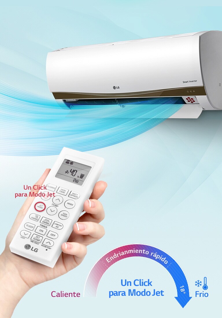 Mi Aire Acondicionado No Arranca En Modo Calor Aire Acondicionado Frío Calor | LG Tecnología Mega Inverter 3370W