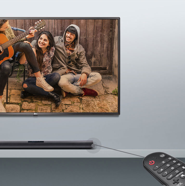 ¡Usa el control de la TV!<br>2