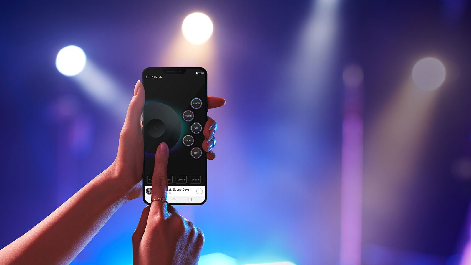 Controla a distancia con la aplicación para DJ