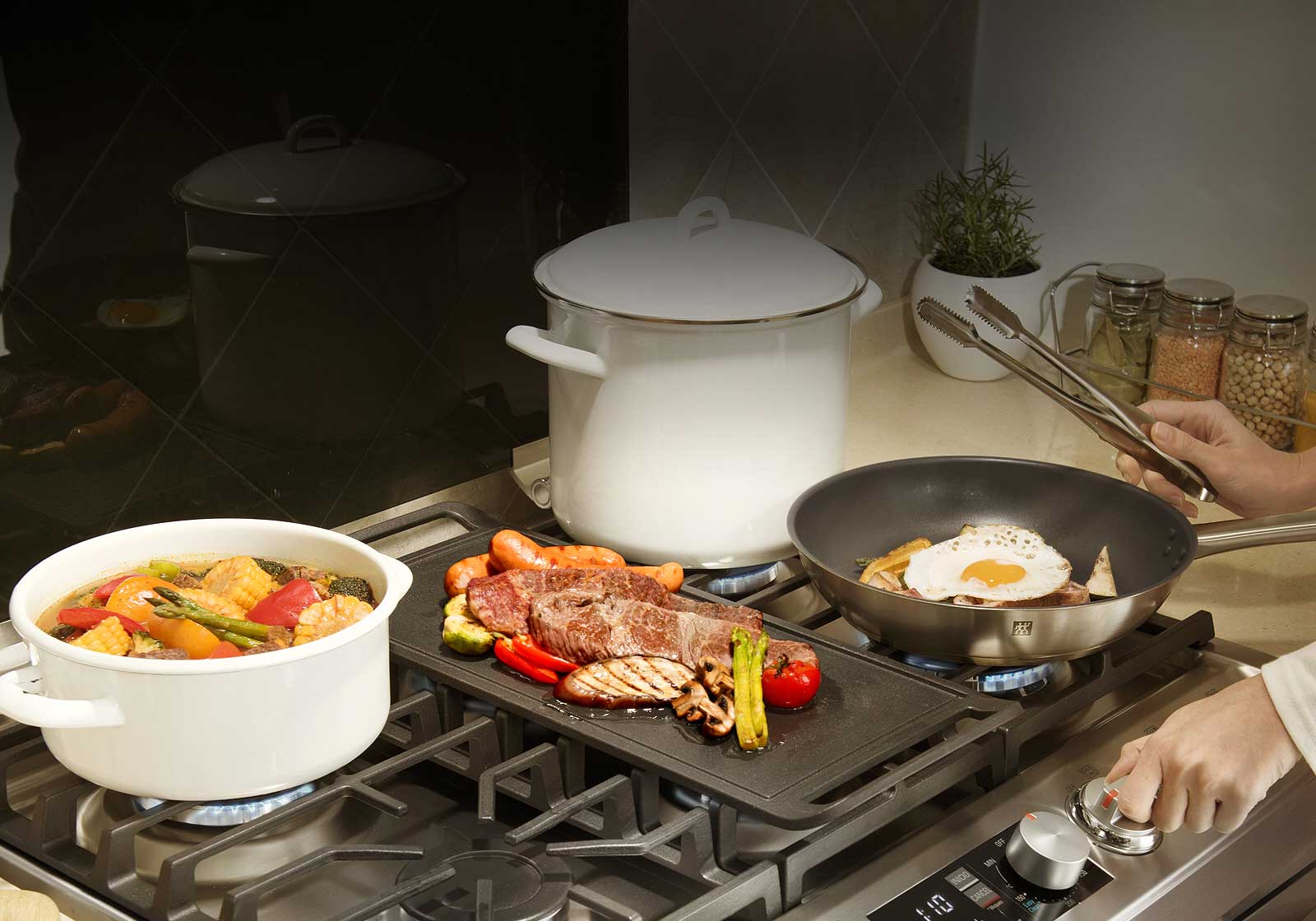 LG Cocina Triple UltraHeat™1