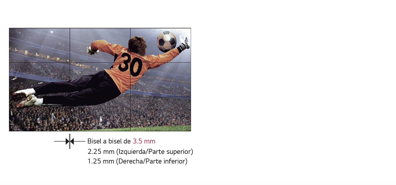 Bisel ultra estrecho<br>1