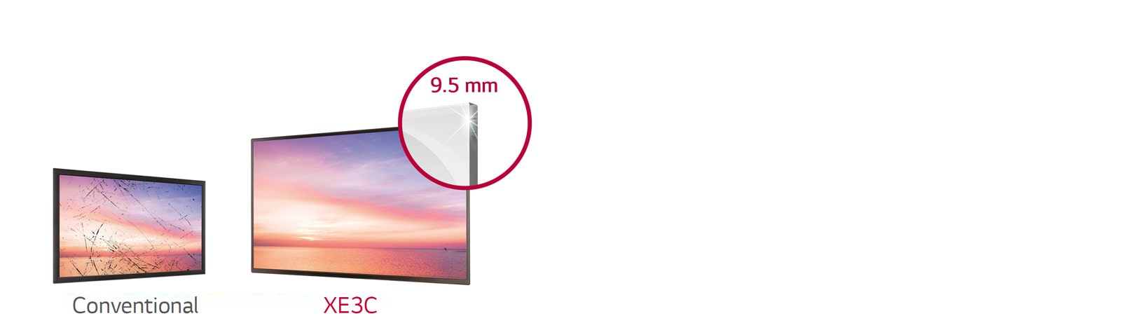 Vidrio protector de 9,5 mm<br>1