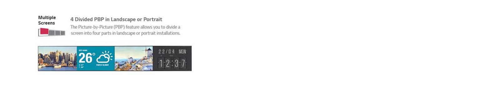 DIVIDIDO EN PBP horizontal o vertical<br>1