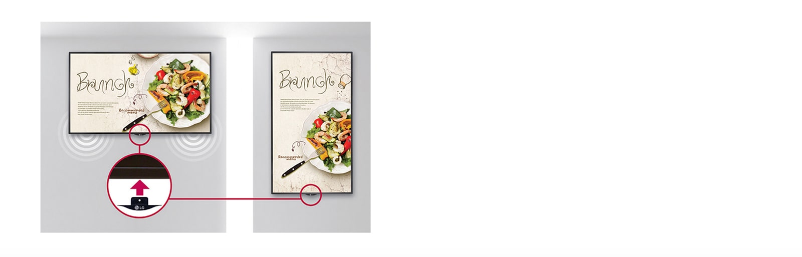 Logotipo extraíble y parlante integrado<br>1