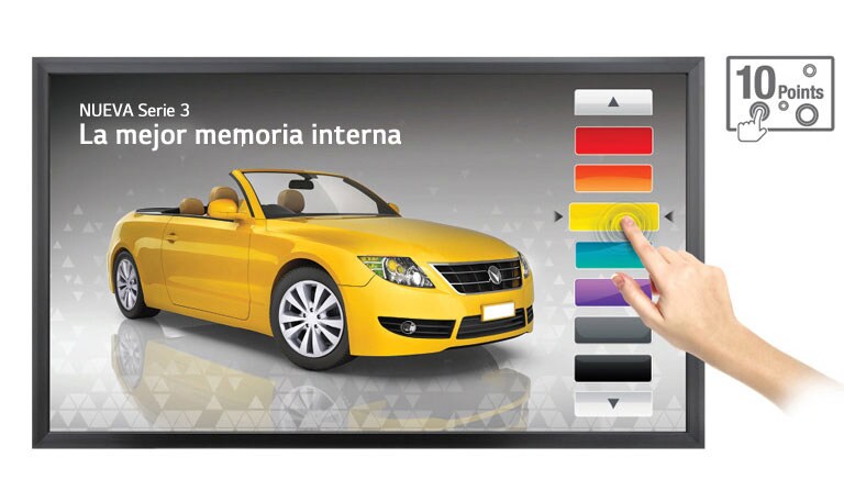 Toque interactivo incorporado<br>2