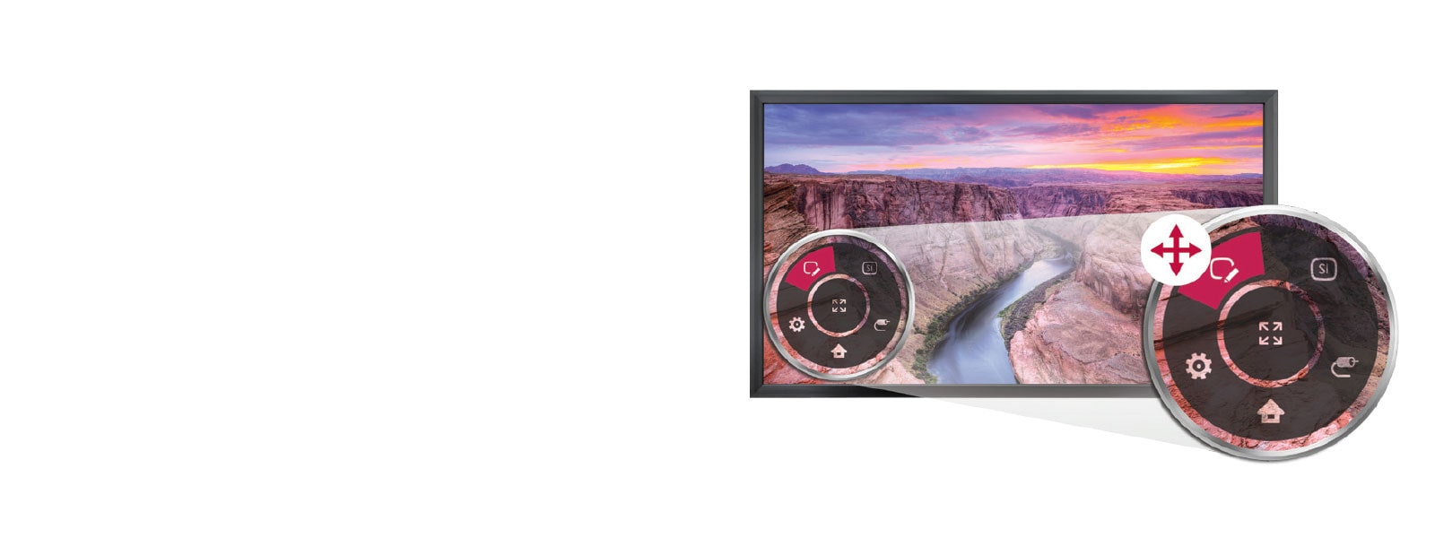 Navegador táctil de fácil acceso en pantalla<br>1