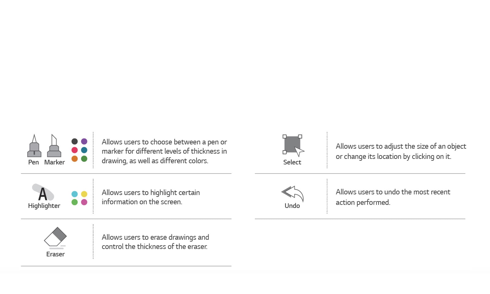 Barra de herramientas flotante<br>1