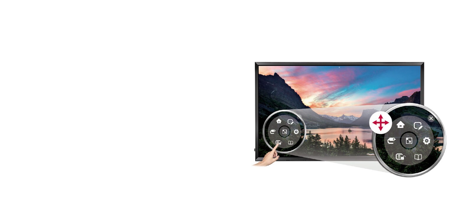 Menú de asistencia editable<br>1